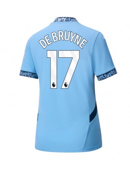 Manchester City Kevin De Bruyne #17 Replika Hemmakläder Dam 2024-25 Kortärmad